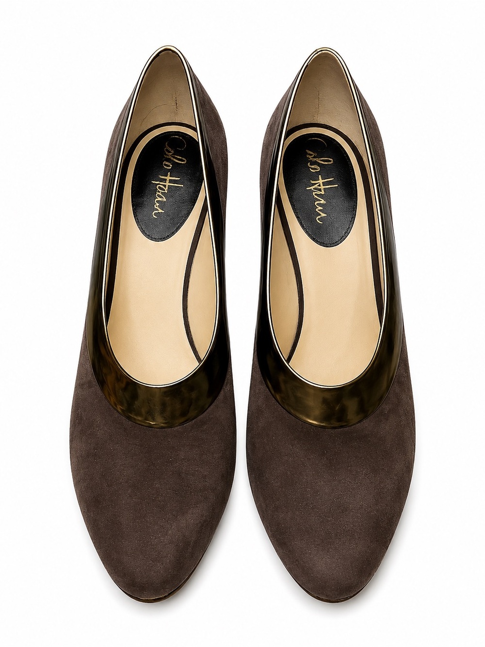 Cole Haan Brown Suede Heels